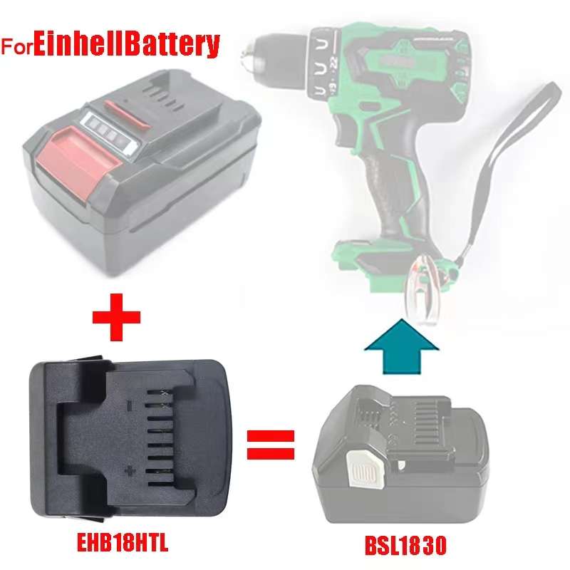 Power Tools Hitachi - Adaptateur convertisseur EHB18HTL pour batterie Einhell