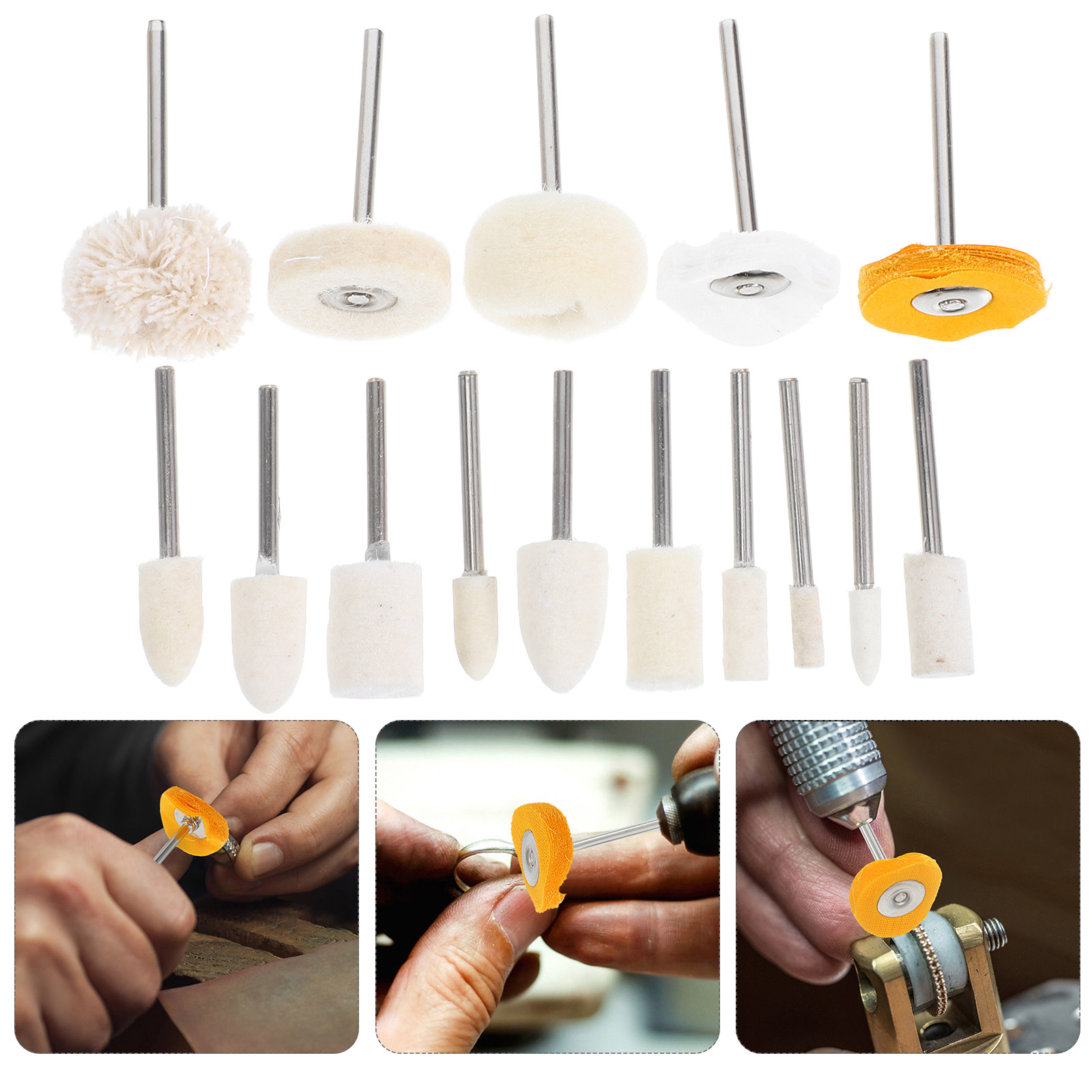 Rotary Tool Kit - 50 pièces de roues de polissage