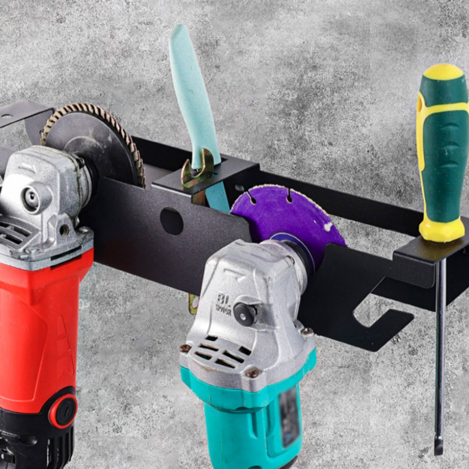 Power Tools Rack - Support pour meuleuse d'angle à 4