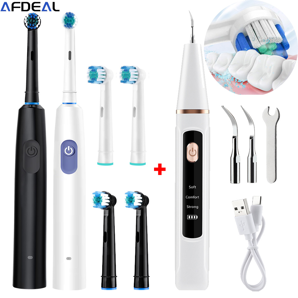 Rotary Tool Kit - Nettoyeur de dents à ultrasons, détartreur