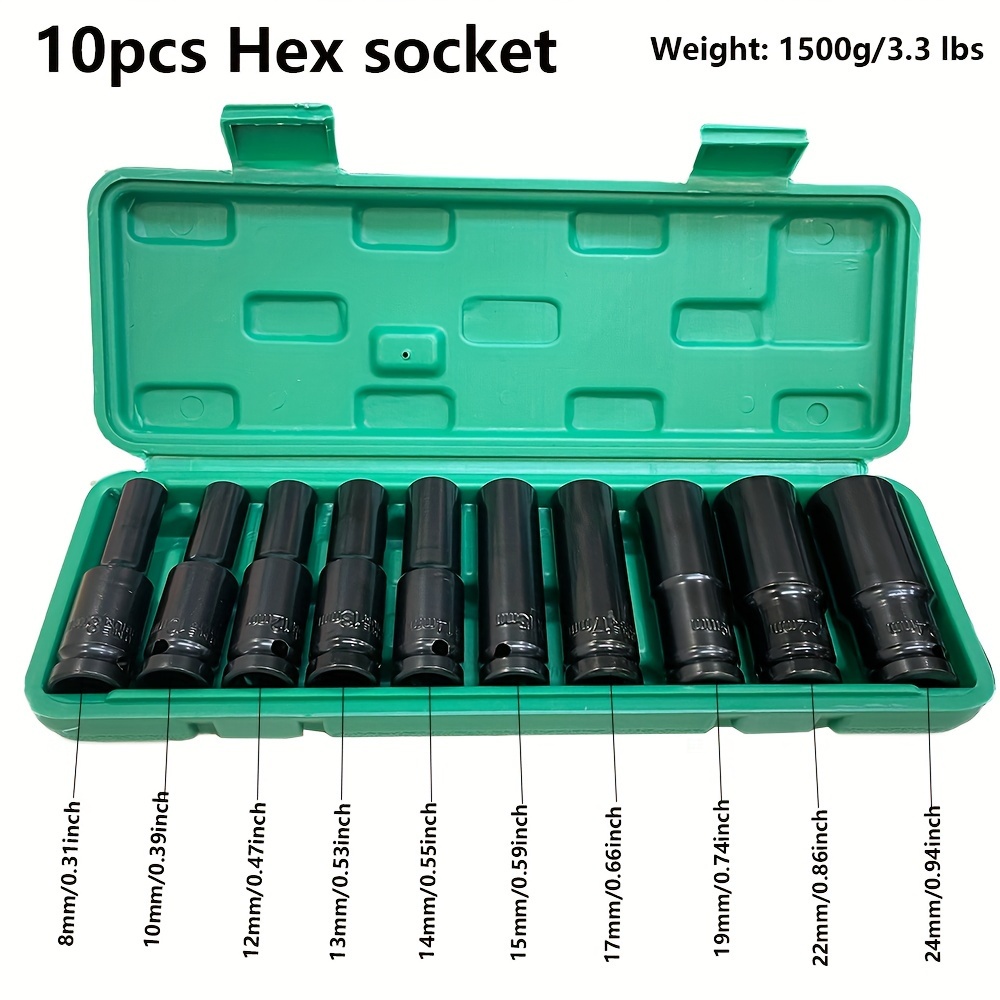 Power Tools For Sale - 10 pièces 1/2 pouces 8-24mm outil