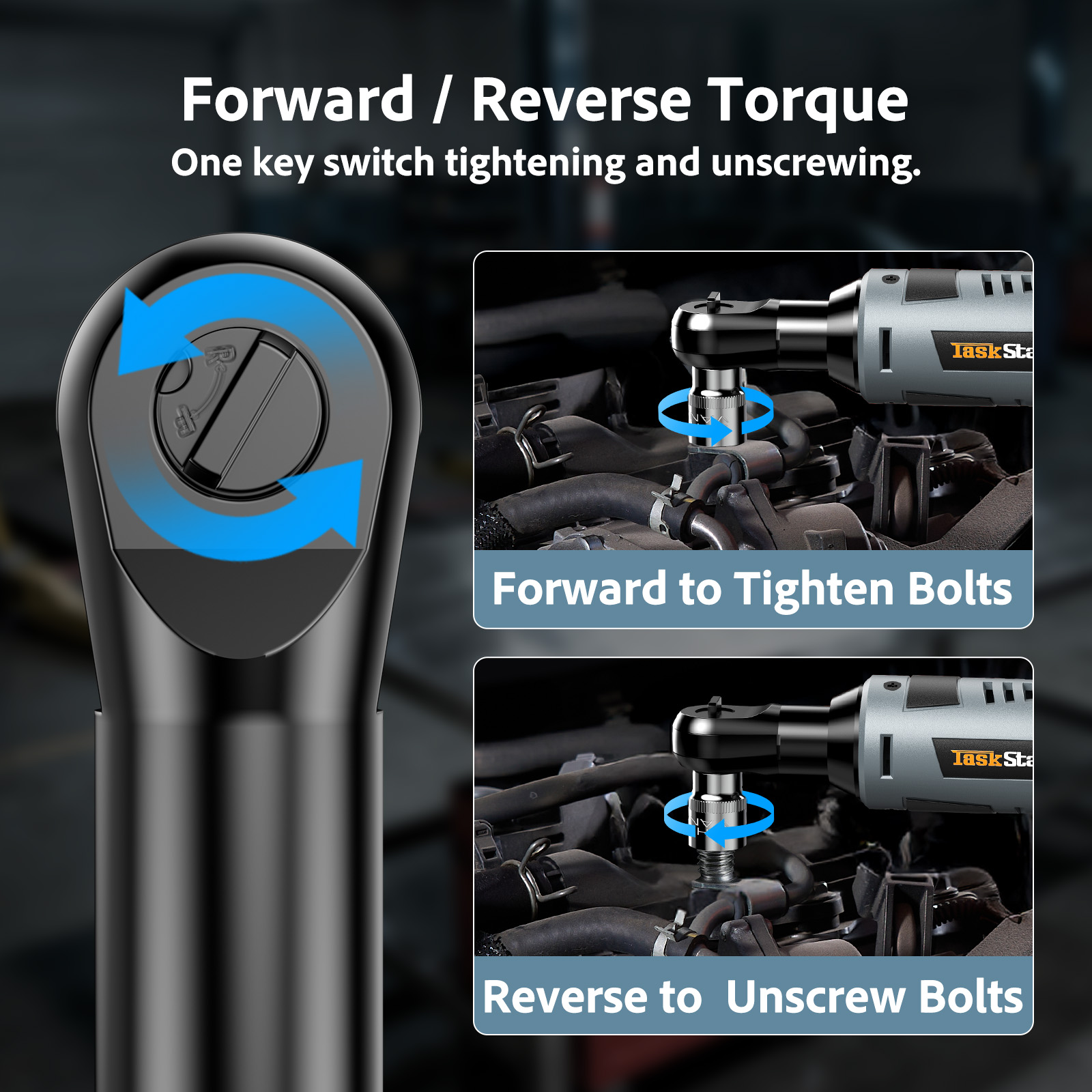 Clé à cliquet sans fil TaskSta - Power Tools Total avis et prix