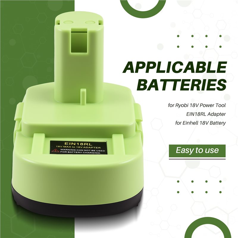 Adaptateur de batterie compati - Power Tools Ryobi avis et prix