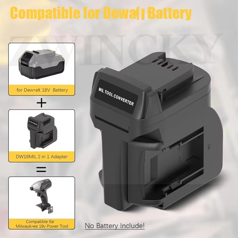 Adaptateur de batterie ZWINCKY - Power Tools Milwaukee avis et prix