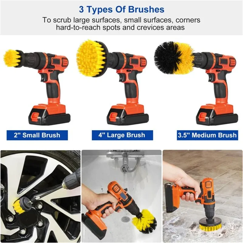 Lot de 3 brosses pour perceuse - Power Tools For Sale avis et prix