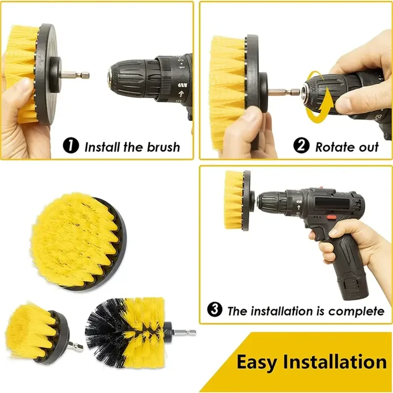 Lot de 3 brosses pour perceuse - Power Tools For Sale avis et prix