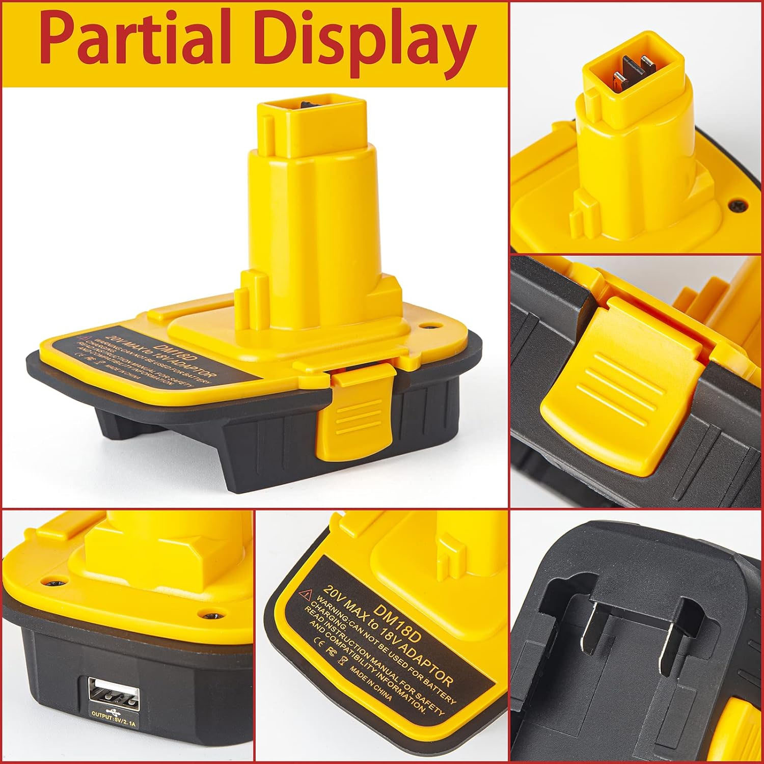 Adaptateur de batterie DM18D a - Power Tools Battery Adapter avis et prix