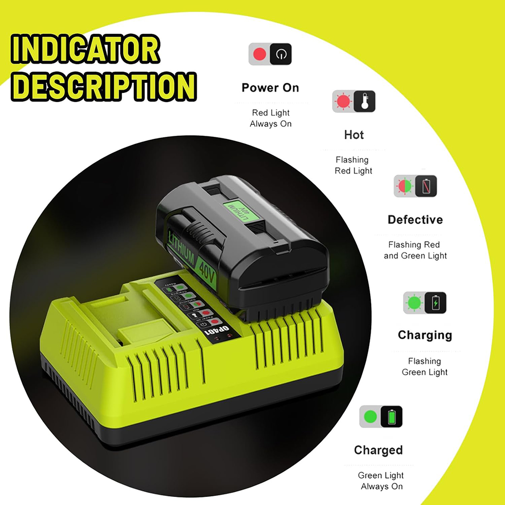 Chargeur de batterie double 40 - Power Tools Ryobi avis et prix